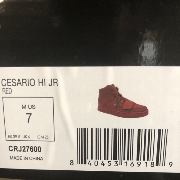 Creative Recreation Red Hi-Top Sneakers - Picture 6 of 6